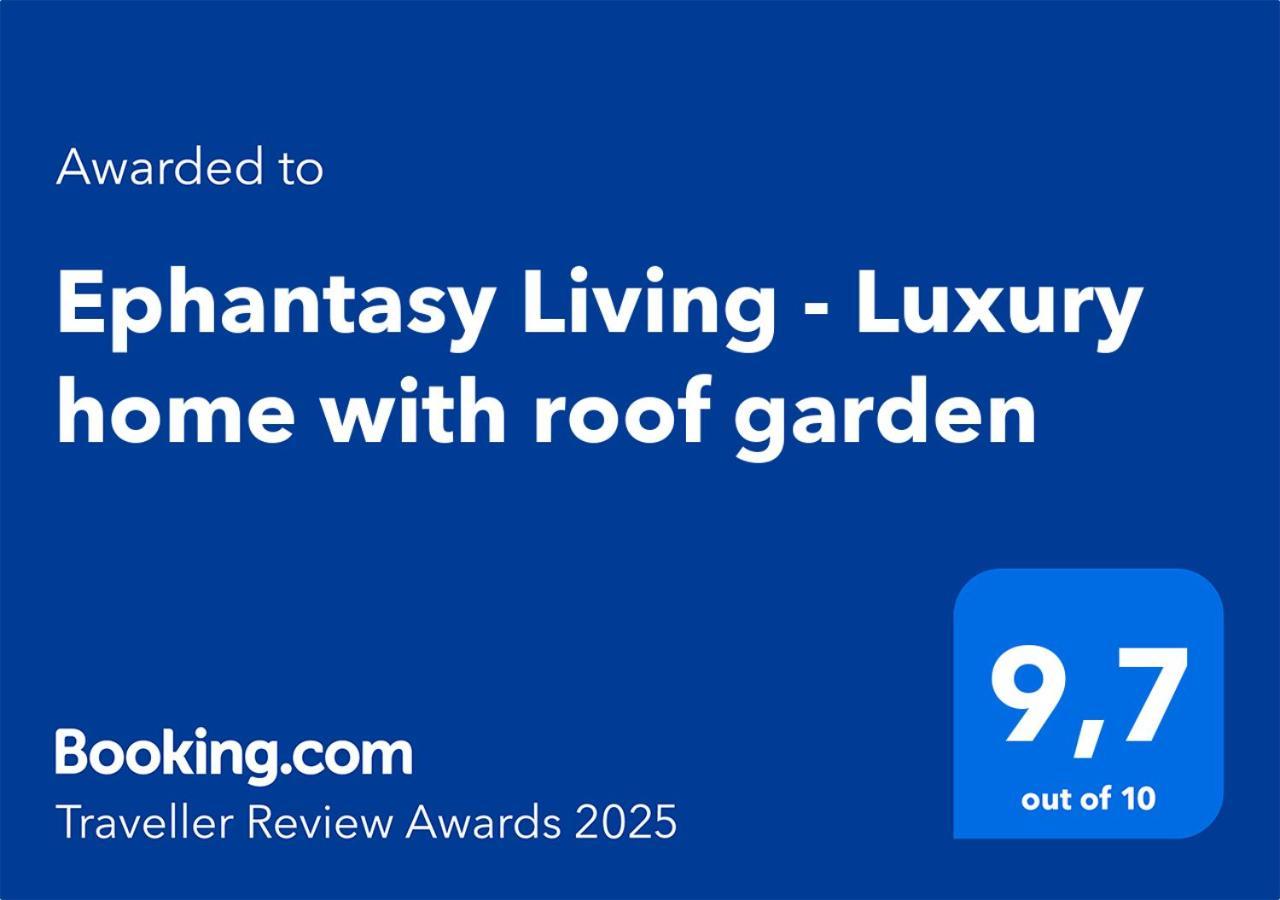 Ephantasy Living - Luxury Home With Roof Garden Kalamaki  Ngoại thất bức ảnh